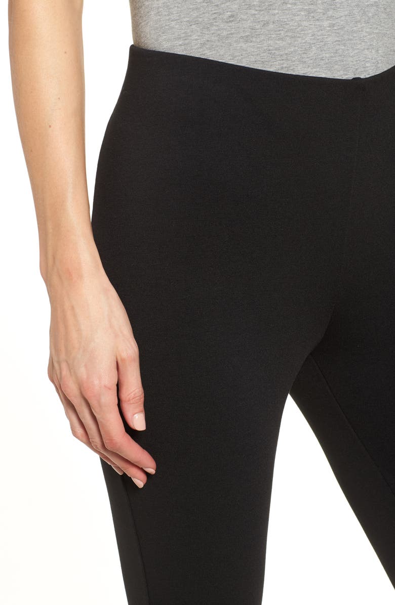 Chaus Zip Ankle Ponte Knit Leggings, Alternate, color, 