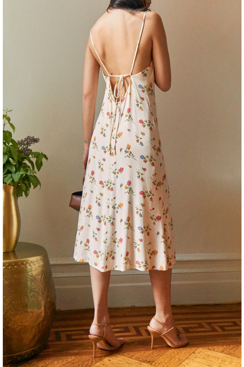 Chianti Floral Print Midi Sundress, Alternate, color, NOEMI