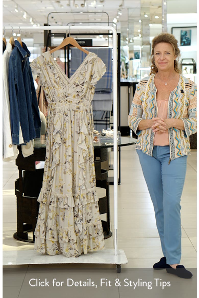 Canto Floral Ruffle Maxi Dress video