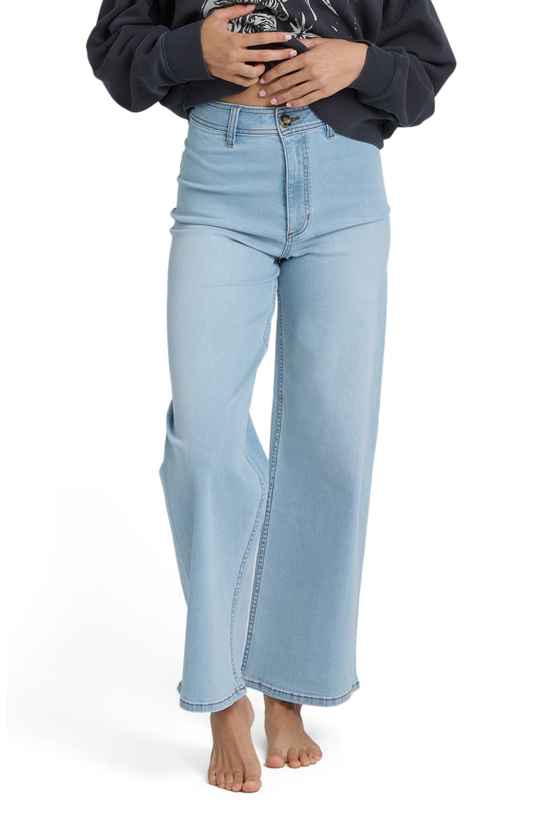 Free Fall High Rise Wide Leg Jeans, Main, color, SURF SPRAY
