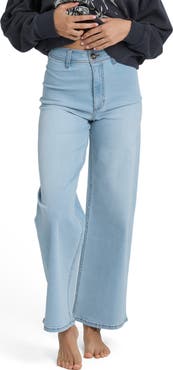 Billabong Free Fall High Rise Wide Leg Jeans