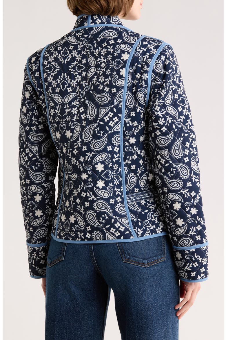 Reversible Quilted Jacket, Alternate, color, BLUE