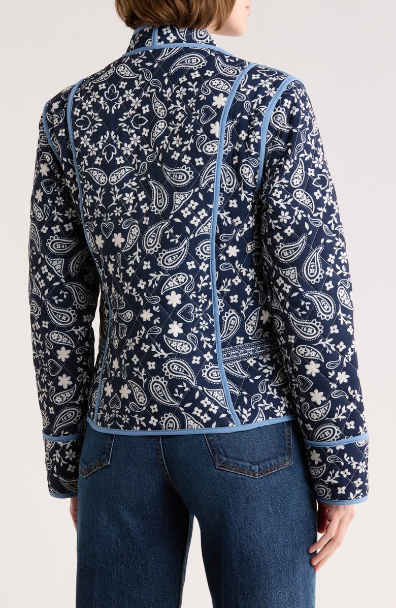 DR2 by Daniel Rainn Reversible Quilted Jacket, Alternate, color, Blue