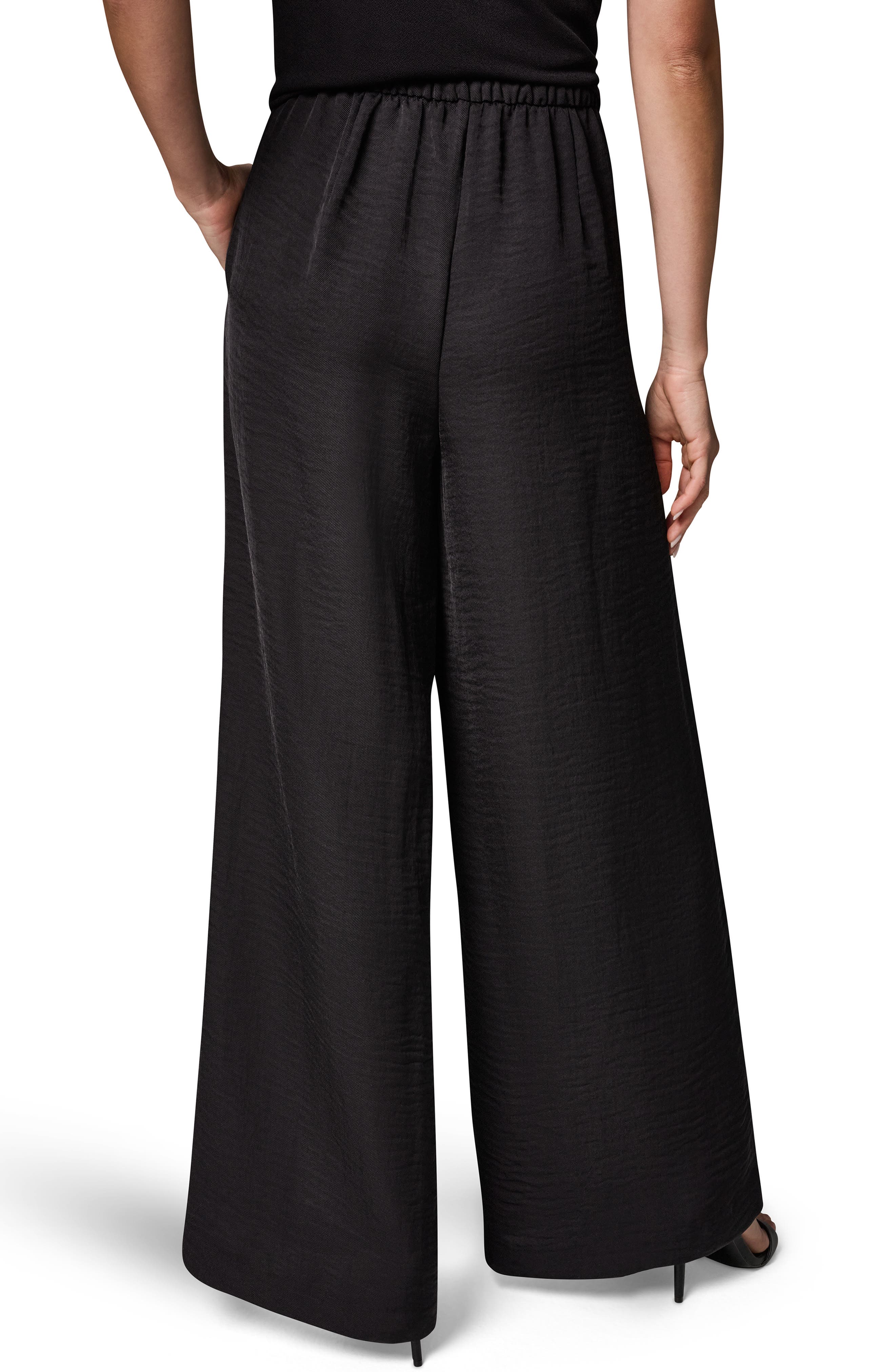 Pleat Front Wide Leg Pants - image 2