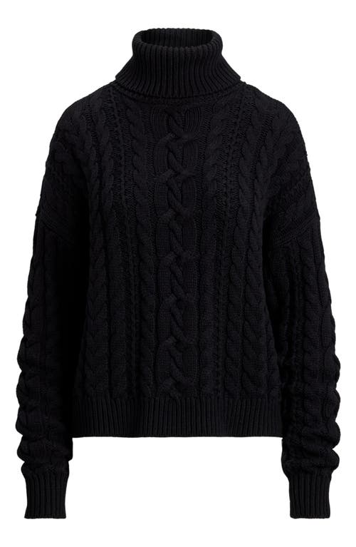Ralph Lauren Women's Turtleneck Sweater In Black