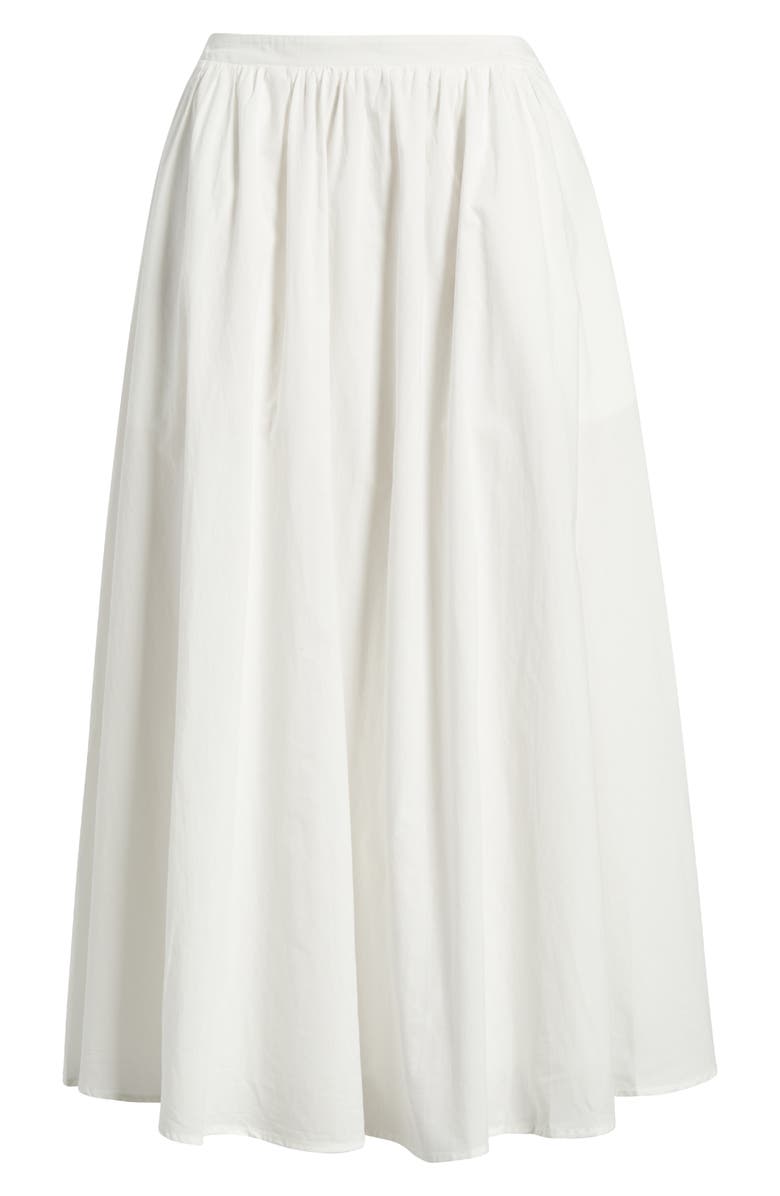 Petal & Pup Oakley Pleated Midi Skirt, Alternate, color, White