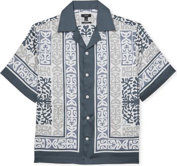 Momoa Satin Camp Shirt