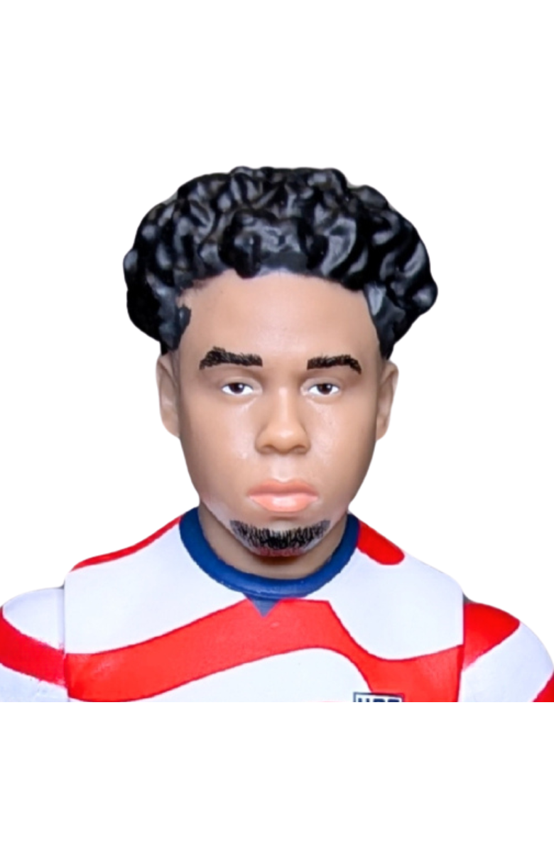 Banbo Toys Sockers 2026 USMNT Weston McKennie Home Jersey 8" Soccer Action Figure, Alternate, color, Red
