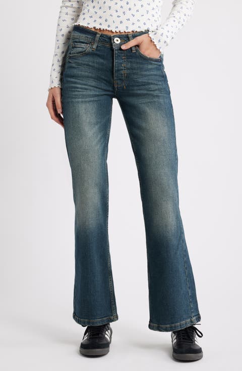 Teo Low Rise Relaxed Bootcut Jeans