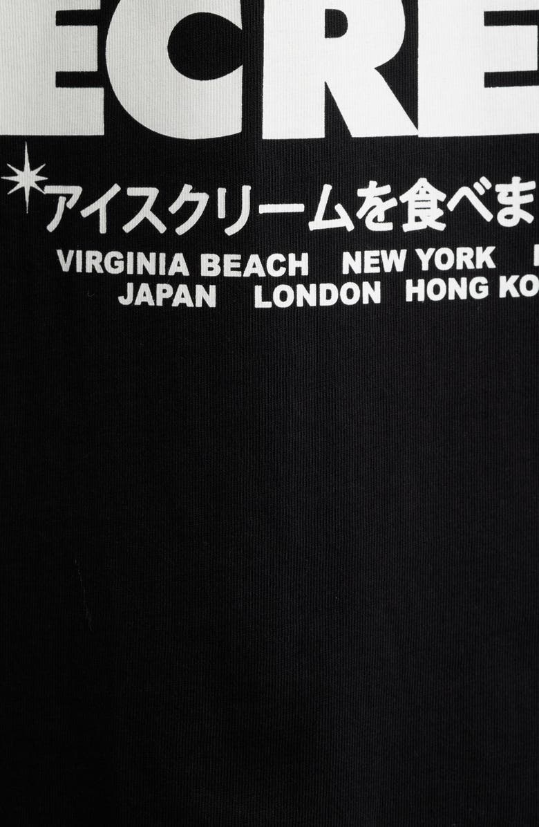 ICECREAM Sip Cotton Graphic T-Shirt, Alternate, color, Black