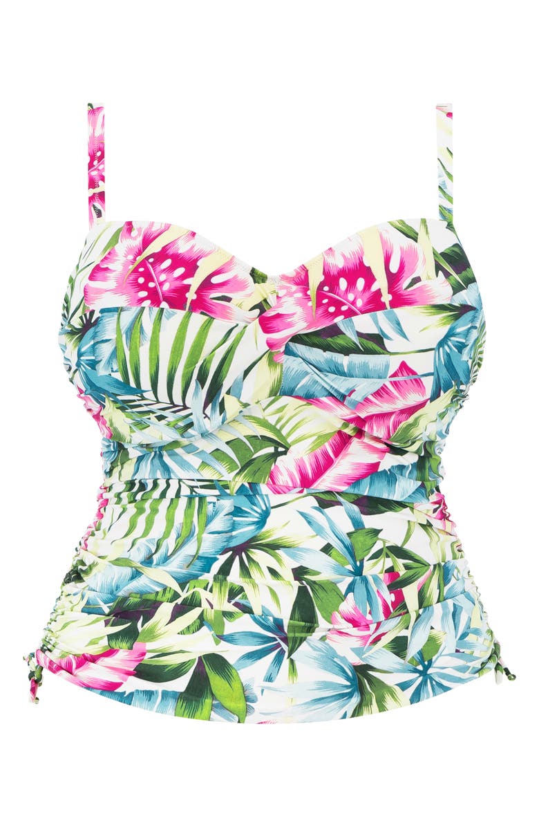 Fantasie Langkawi Underwire Twist Front Tankini Top, Alternate, color, 