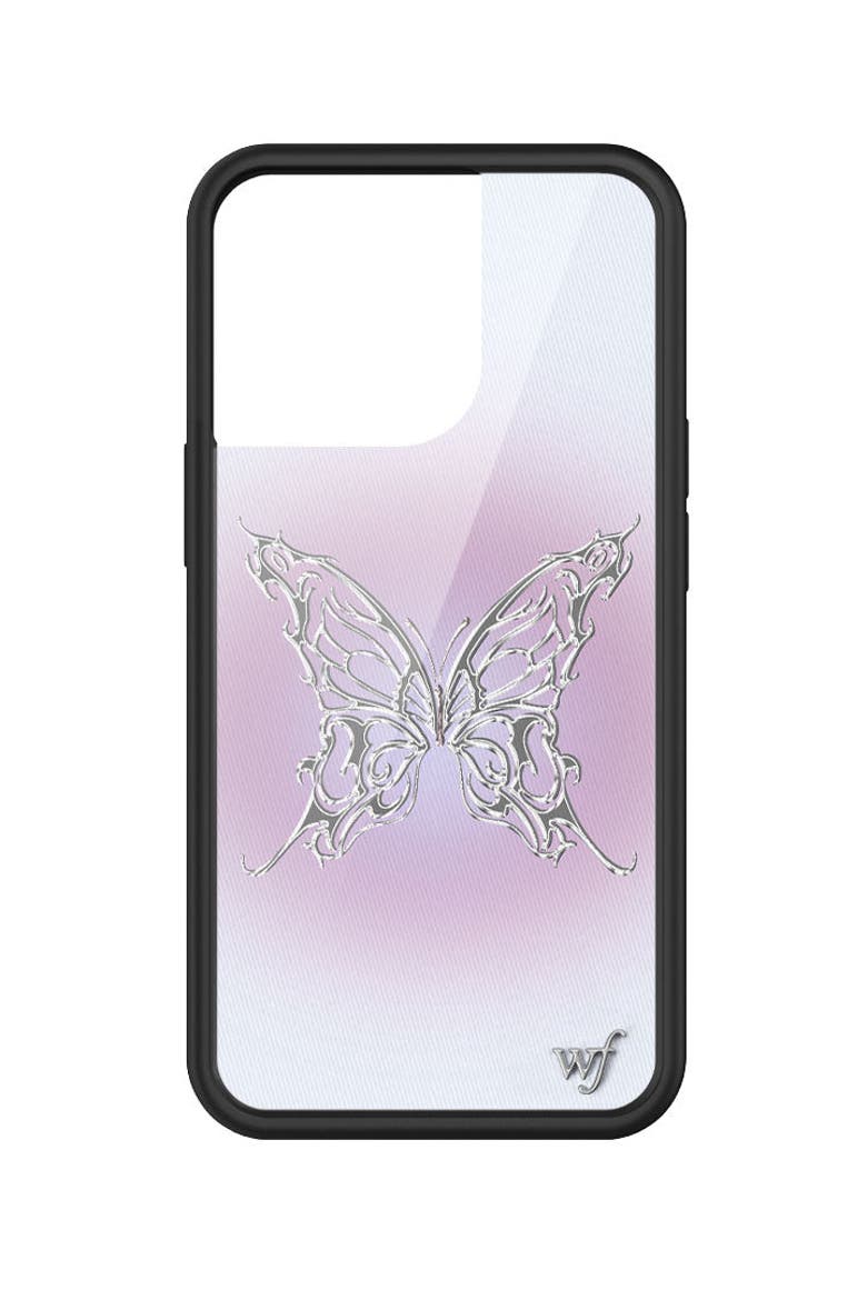 Ai Butterfly iPhone Case, Alternate, color, Purple