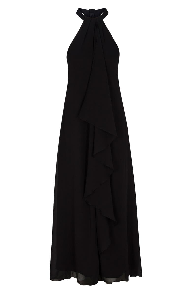 MEGHAN LA Aphrodite Maxi Dress, Alternate, color, Black