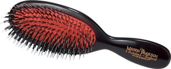 Pocket Mixture Nylon & Boar Bristle Brush for Short Coarse to Normal Hair
