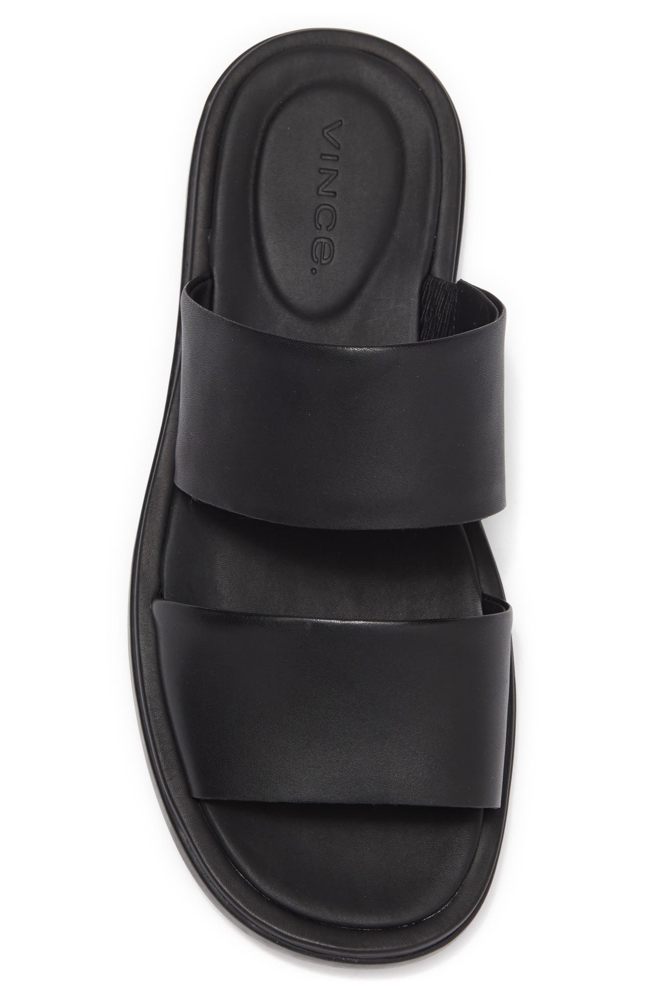 Vince Diego Leather Slide Sandal, Alternate, color, 