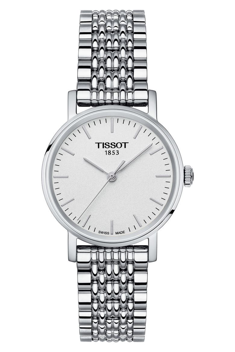Everytime Bracelet Watch, 30mm, Main, color, SILVER
