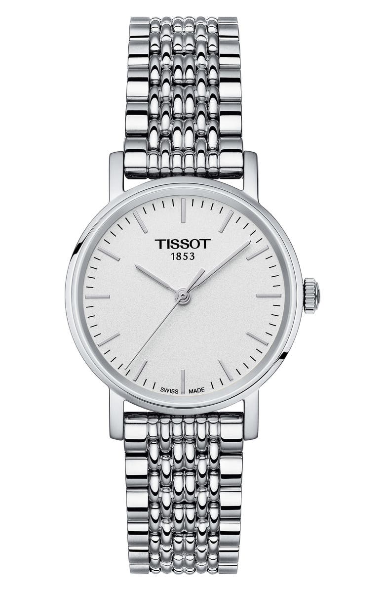 Tissot Everytime Bracelet Watch, 30mm, Main, color,