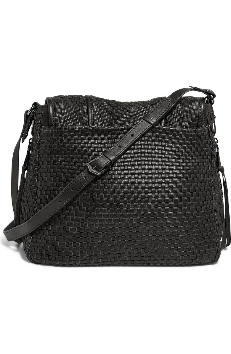 AIMEE All For Love Woven Leather Shoulder Bag, Alternate, color,