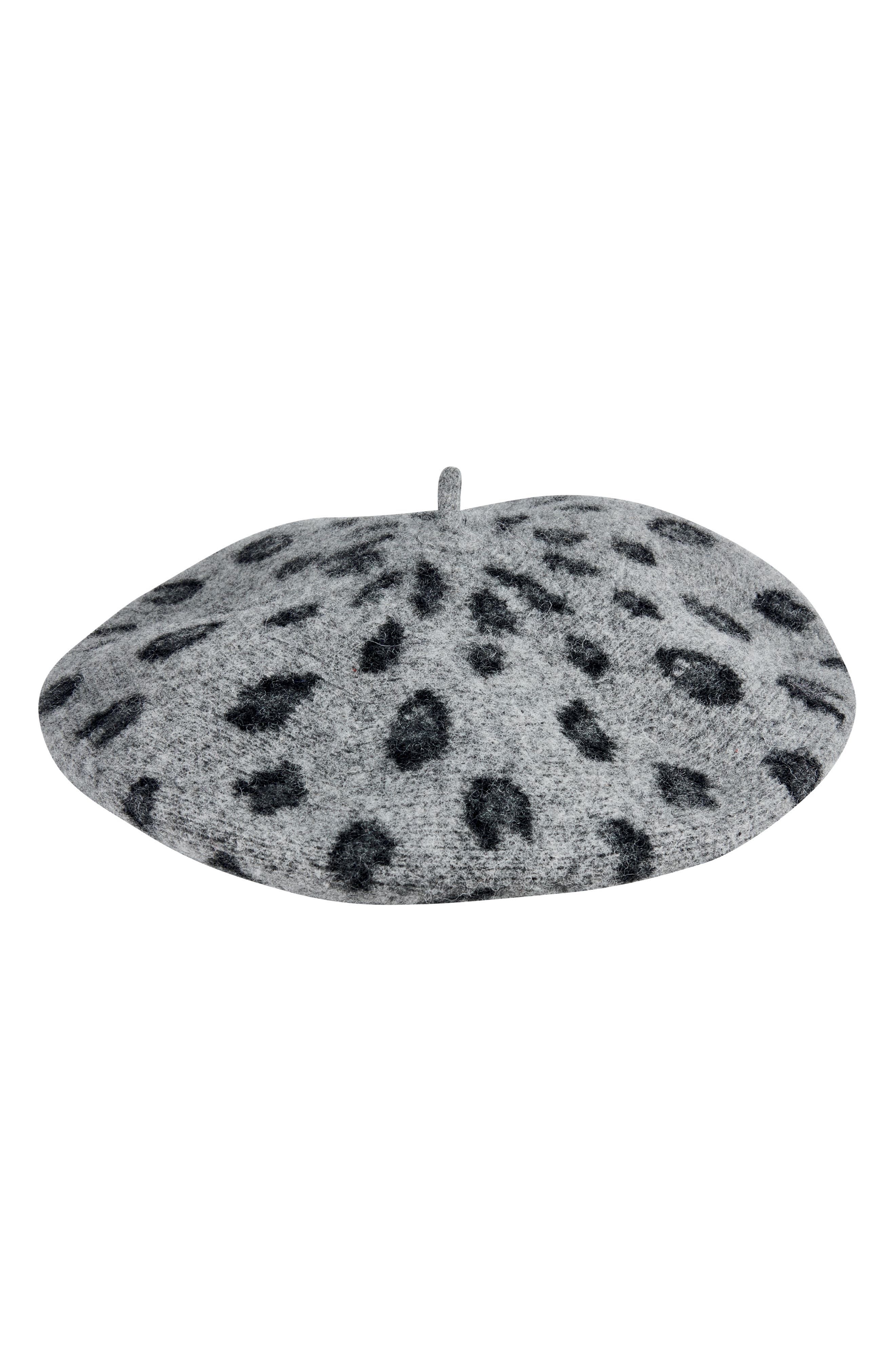 San Diego Hat Animal Print Wool Beret