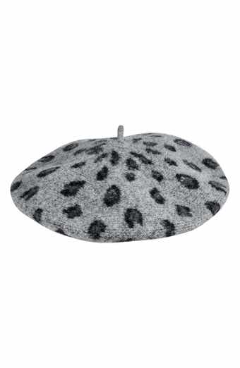 San Diego Hat Animal Print Wool Beret