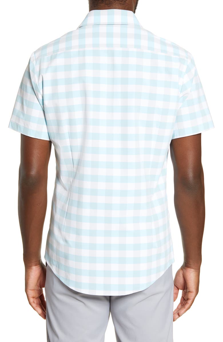 Mizzen+Main Mizzen + Main Leeward Trim Fit Check Button-Up Performance Shirt, Alternate, color, 