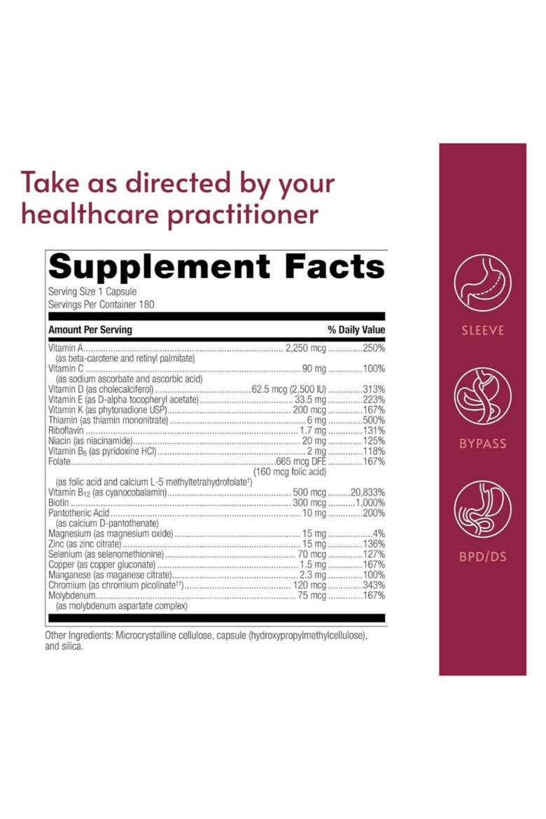 High Potency ADEK Multi Multivitamin Capsules 180 Capsules, Alternate, color, None