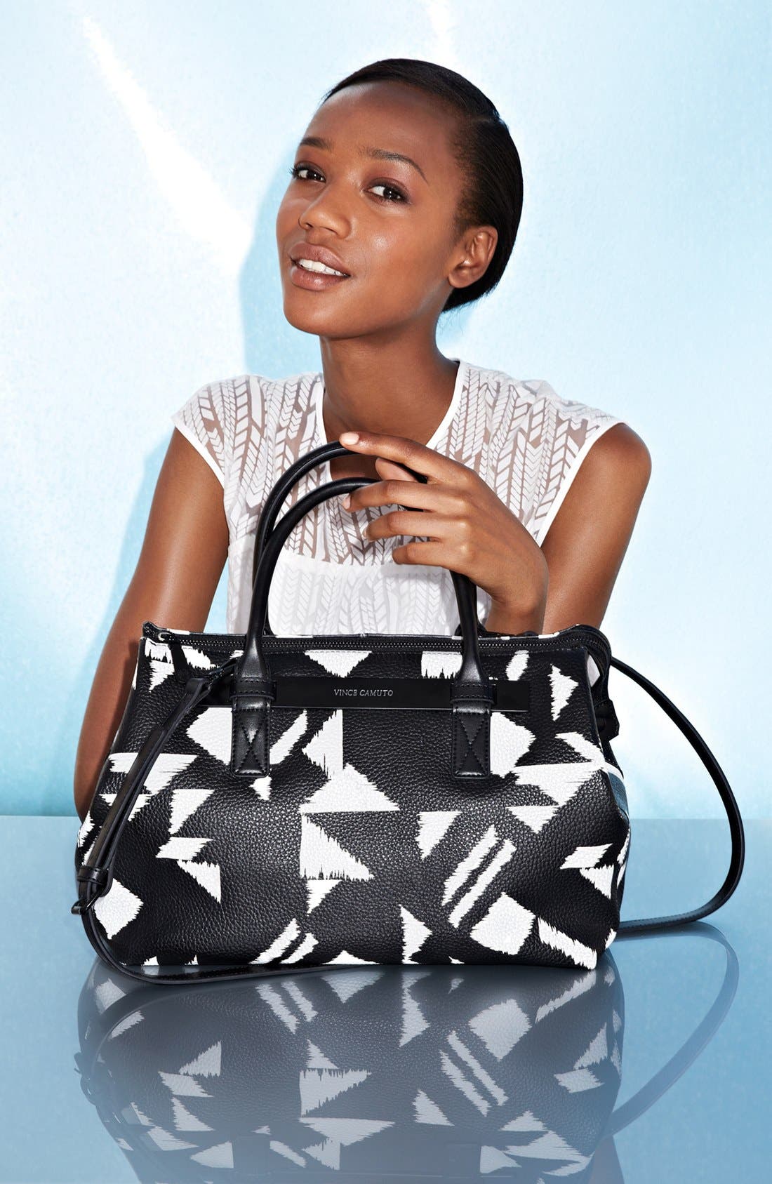 'Jace' Leather Satchel, Alternate, color, FROST GREY