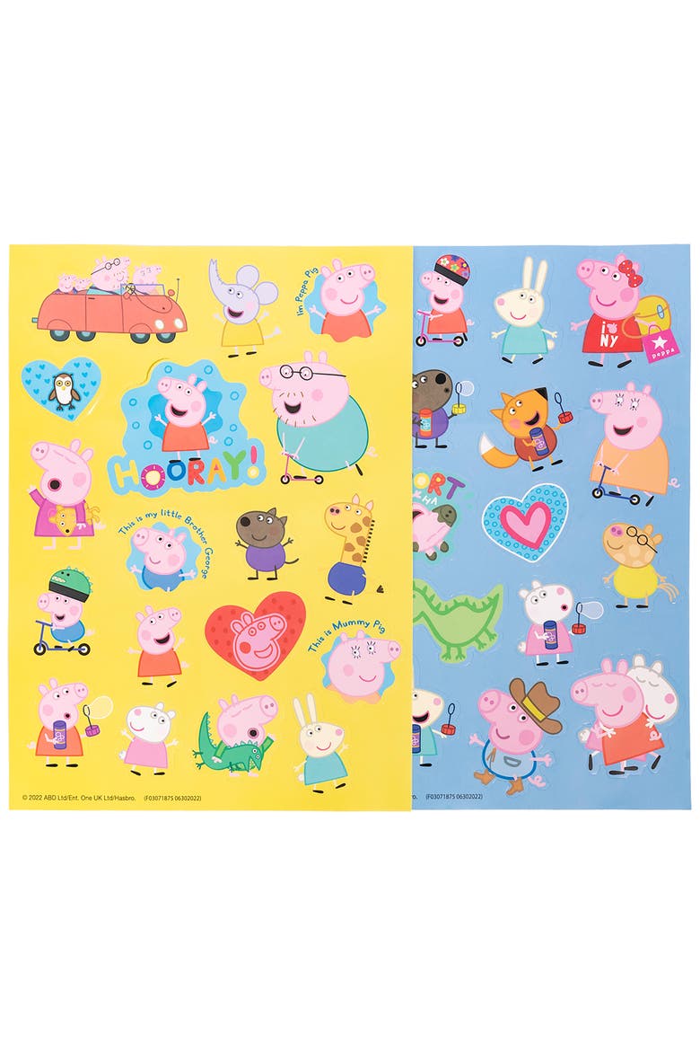 Stamp & Doodle, Peppa Pig Creativity Set, Spiral Notebook, Kids 5+, Alternate, color, Multicolored