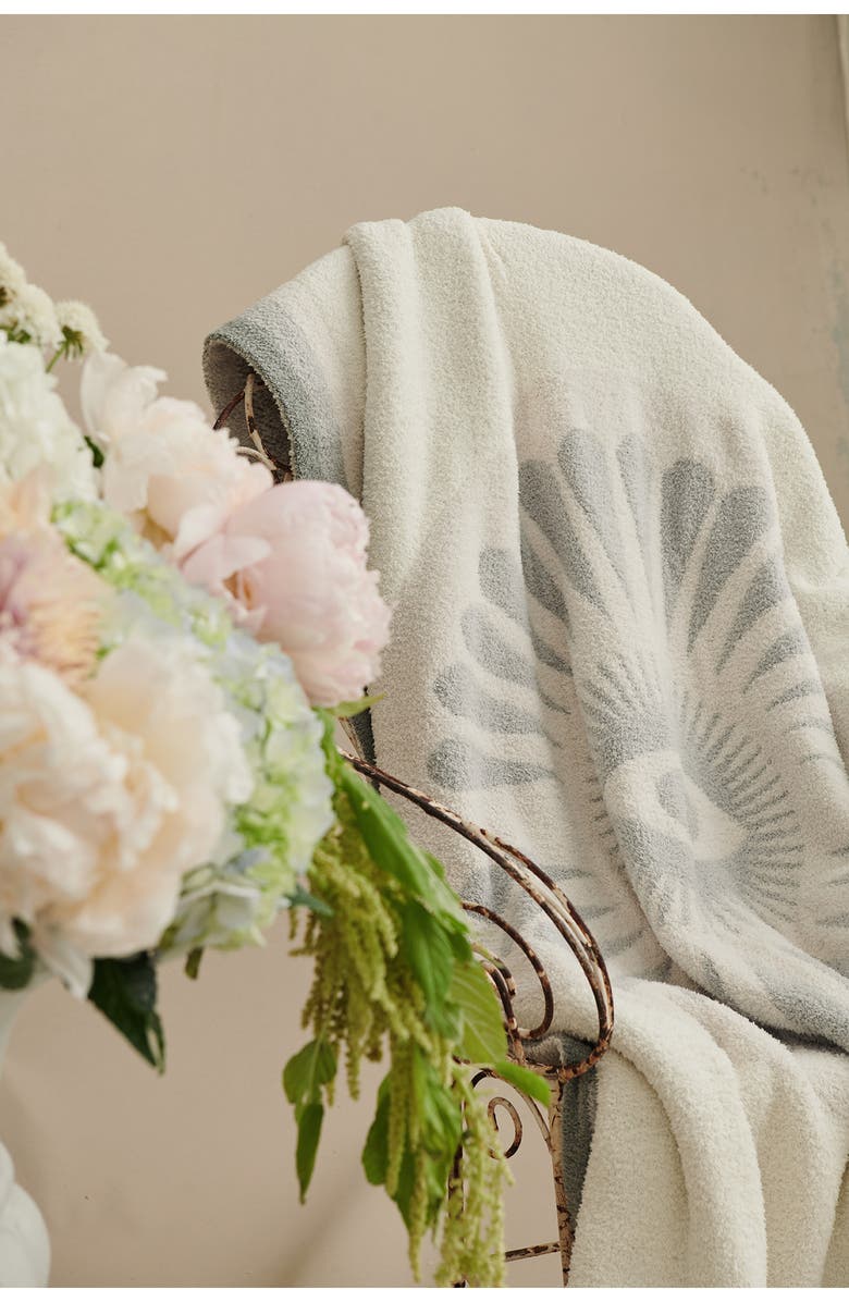 Barefoot Dreams<sup>®</sup> Visionary CozyChic<sup>®</sup> Throw Blanket, Alternate, color, Cream Multi