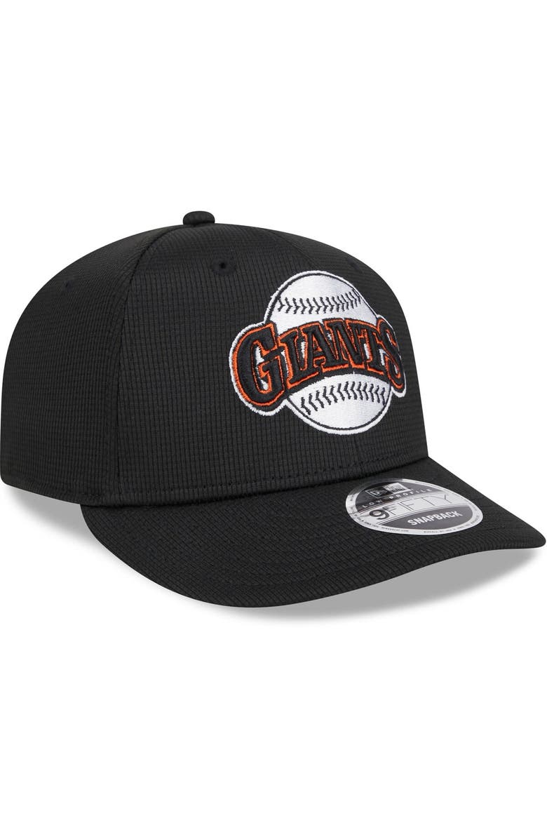 New Era Men's New Era  Black San Francisco Giants 2024 Batting Practice Low Profile 9FIFTY Snapback Hat, Alternate, color, 