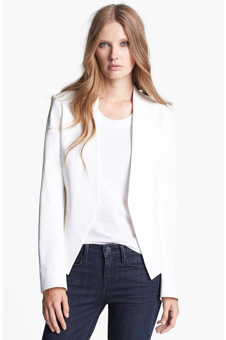 'Lanai' Twill Jacket, Main, color, WHITE