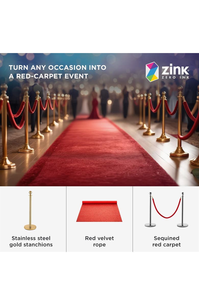 Zink Photo Booth Props for Bachelorette Parties, Bridal Showers, and More!, Alternate, color, Red