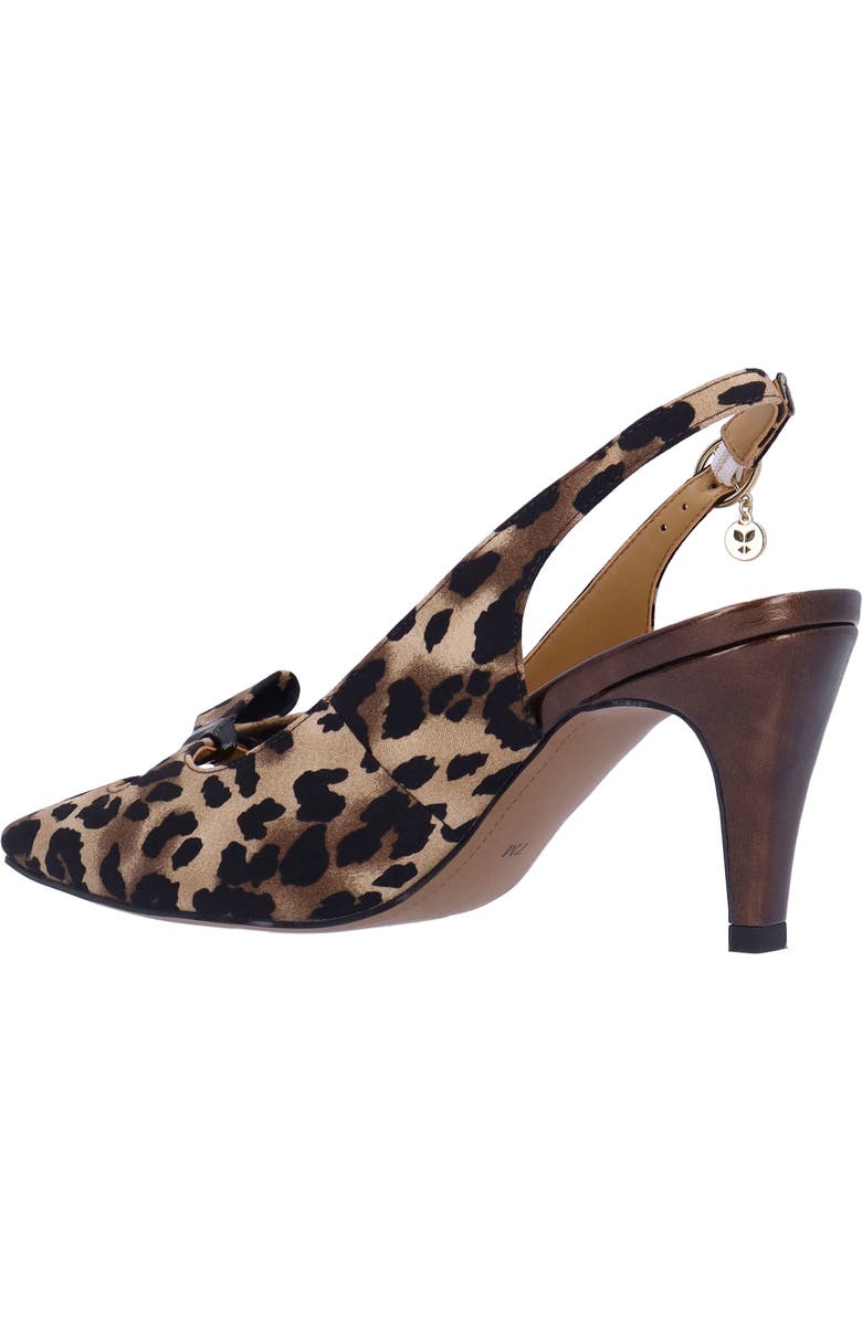 J. Reneé Rayne Slingback Pointed Toe Pump, Alternate, color, Black/ Brown/ Bronze