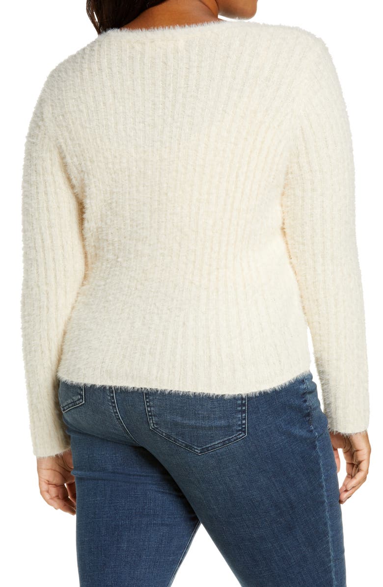 ASTR the Label Fuzzy Crop Cardigan, Alternate, color,