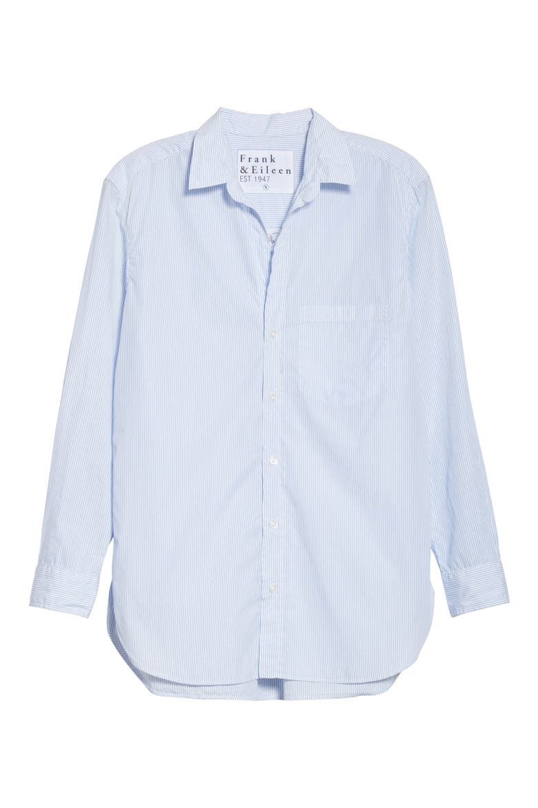 Joedy Stripe Button-Up Shirt, Alternate, color, BABY BLUE STRIPE