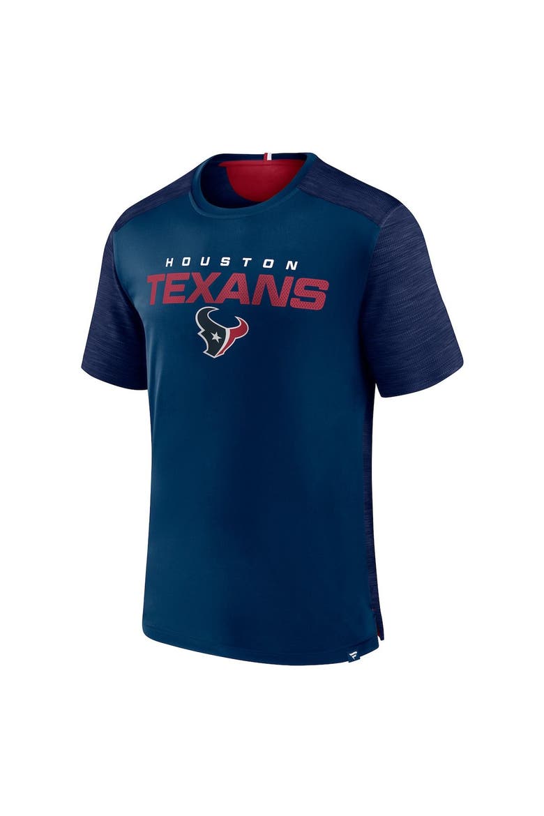 Men's Fanatics Branded Navy Houston Texans Defender Evo T-Shirt, Alternate, color, Navy