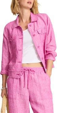Tommy Bahama Two Palms Linen Raw Edge Jacket