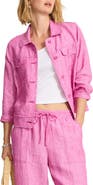 Tommy Bahama Two Palms Linen Raw Edge Jacket