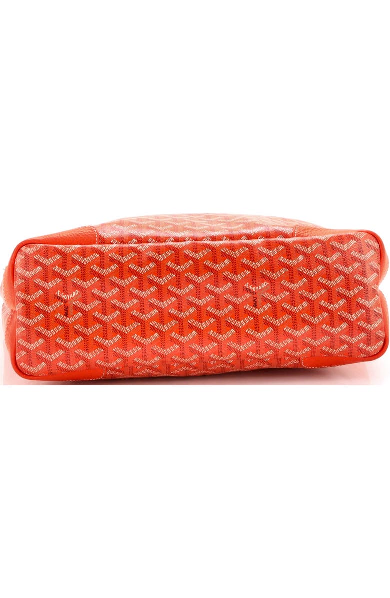 Pre-Owned Goyard Grenadine Hobo Coated Canvas with Leather, Alternate, color, Orange