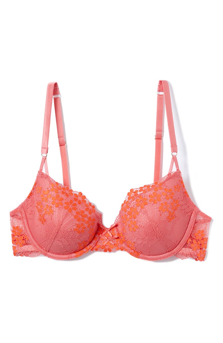 Etam Somptueuse No. 4 Underwire Demi Bra, Alternate, color, Pink