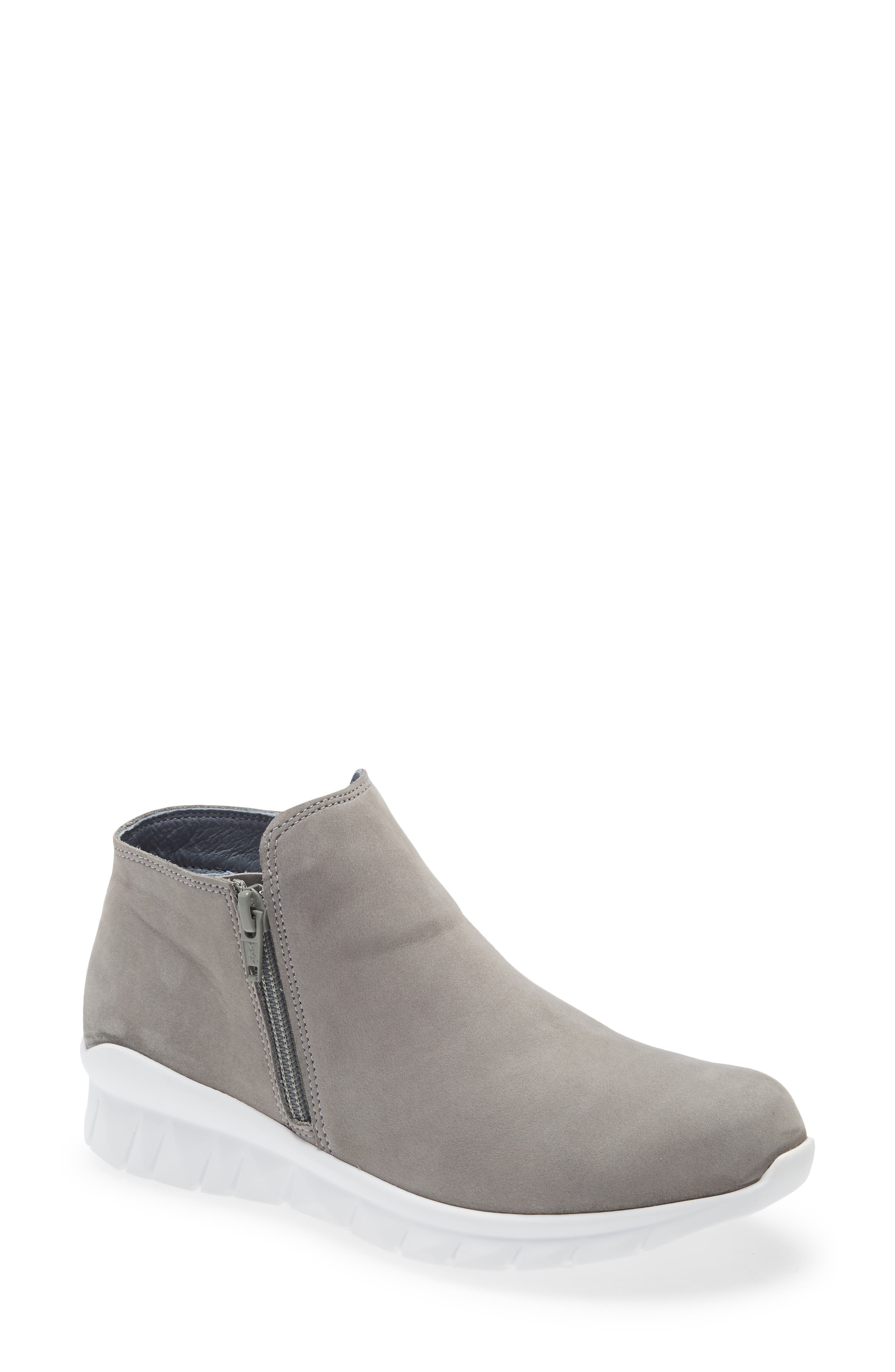 Zodiac Sneaker, Main, color, LIGHT GRAY NUBUCK