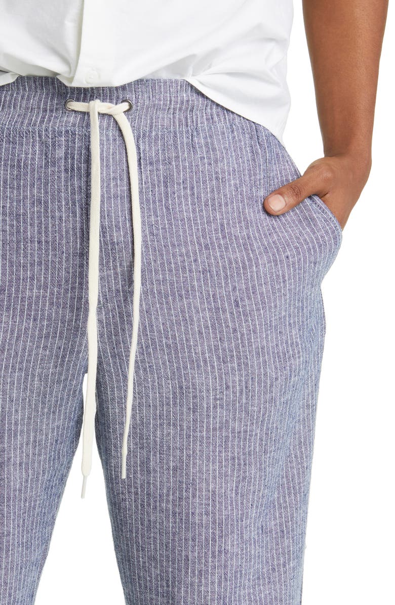 PacSun Wilder Stripe Linen Blend Drawstring Pants, Alternate, color,