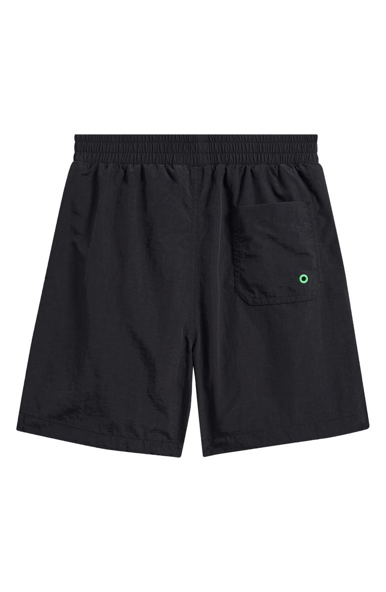 smALLSAINTS by ALLSAINTS Kids' Orlando Swim Trunks, Alternate, color, Black