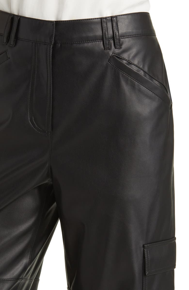 KOBI HALPERIN Faux Leather Cargo Pants, Alternate, color, 