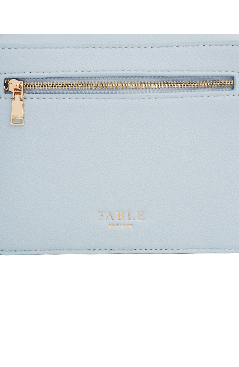 Fable England Charlotte Strawberry & Fawn Embroidered Camera Bag, Alternate, color, Light/Pastel Blue