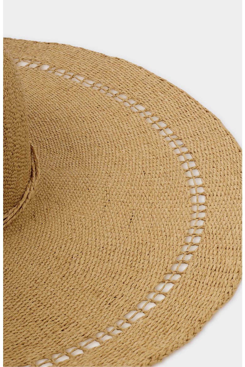 Wide Brim Floppy Hat, Alternate, color, Natural