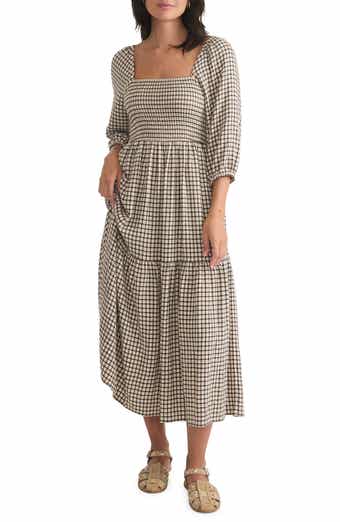 Marine Layer Ivy Smocked Bodice Maxi Dress