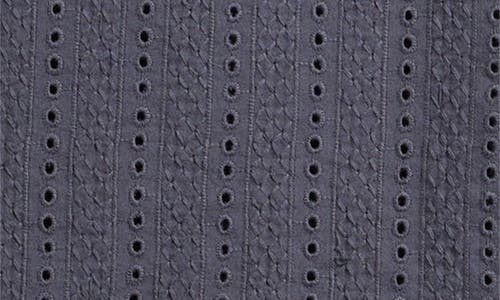 Treasure & Bond Embroidered Eyelet Cotton Camp Shirt