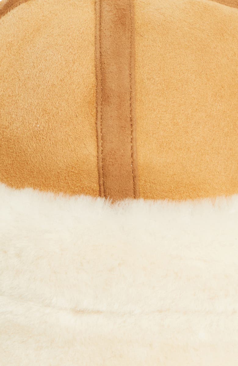 TOTEME Plush Genuine Shearling Hat, Alternate, color, Tan