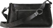 MANGO Leather Shoulder Bag